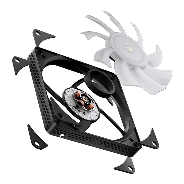 Фото - Корпусний вентилятор Jonsbo HF1215 Black RGB