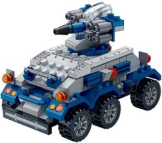 Фото - Пластиковый конструктор Banbao "Армия" 3 в 1 (515 Эл.) Танковый бой 2 (6251)