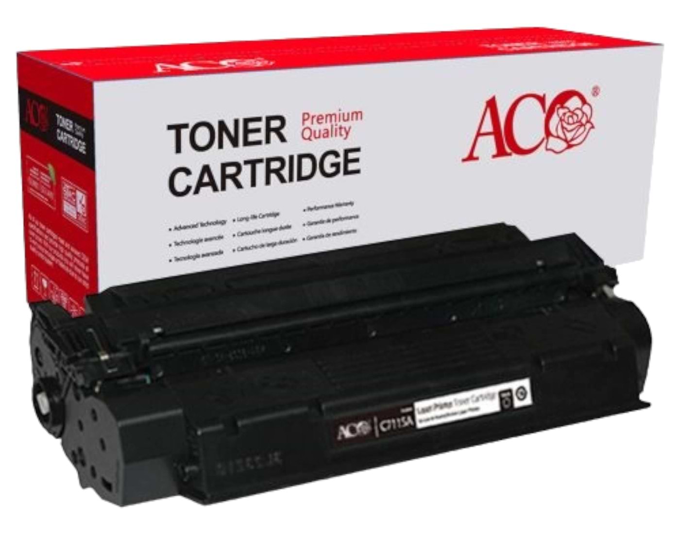 Картридж для цветных лазерных принтеров ACO для HP LJ 1200/1220/1000w/1005w Black HP 15A аналог C7115A (ACO-C7115A) - Фото 1