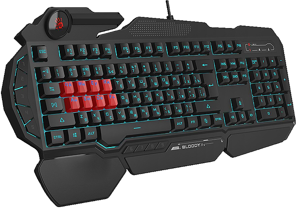 Фото - Клавиатура проводная игровая Bloody B318  (Black)