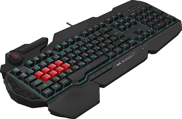 Фото - Клавиатура проводная игровая Bloody B318  (Black)