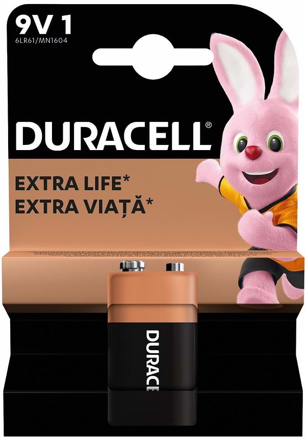 Фото - Батарейка тип 6F22 (1604) Duracell MN-1604