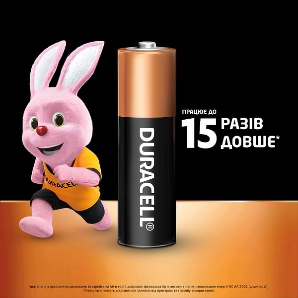 Фото - Батарейка тип AA Duracell MN1500 (LR06) 1х18 шт. (5002770)