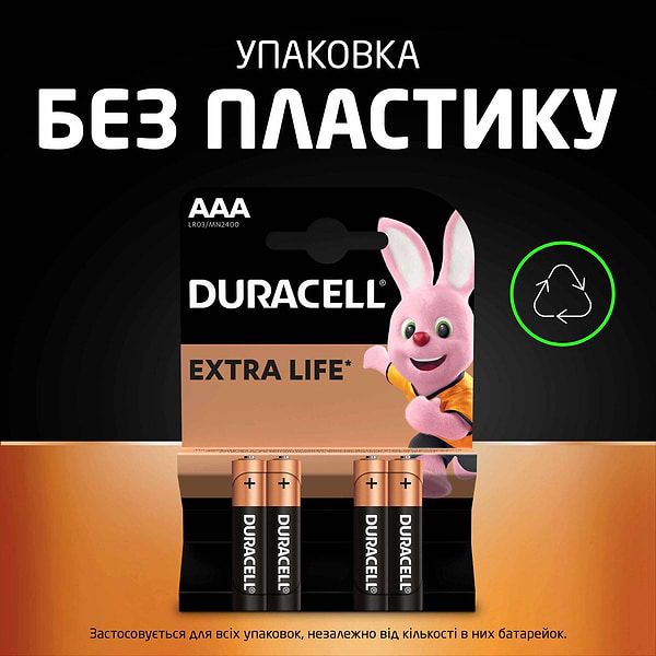 Фото - Батарейка тип AAA Duracell MN-2400 (LR-03) 2шт.