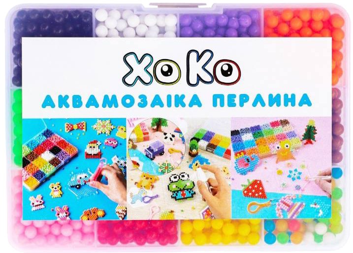 Аквамозаика XOKO Жемчужина 1600 + аксессуары + книга с трафаретами (XK-PRL-16-B)