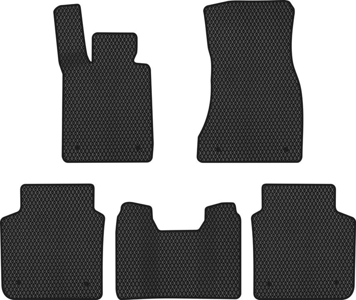 EVA коврики в салон авто EVAtech для 7 Series (G11) BMW 2015-2022 6 поколение Sedan EUBM1933C5BW8RBB