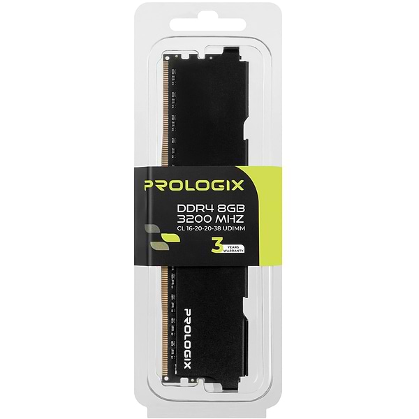 Фото - Память DDR ProLogix DDR4 8GB/3200 Black (PRO8GB3200B4)