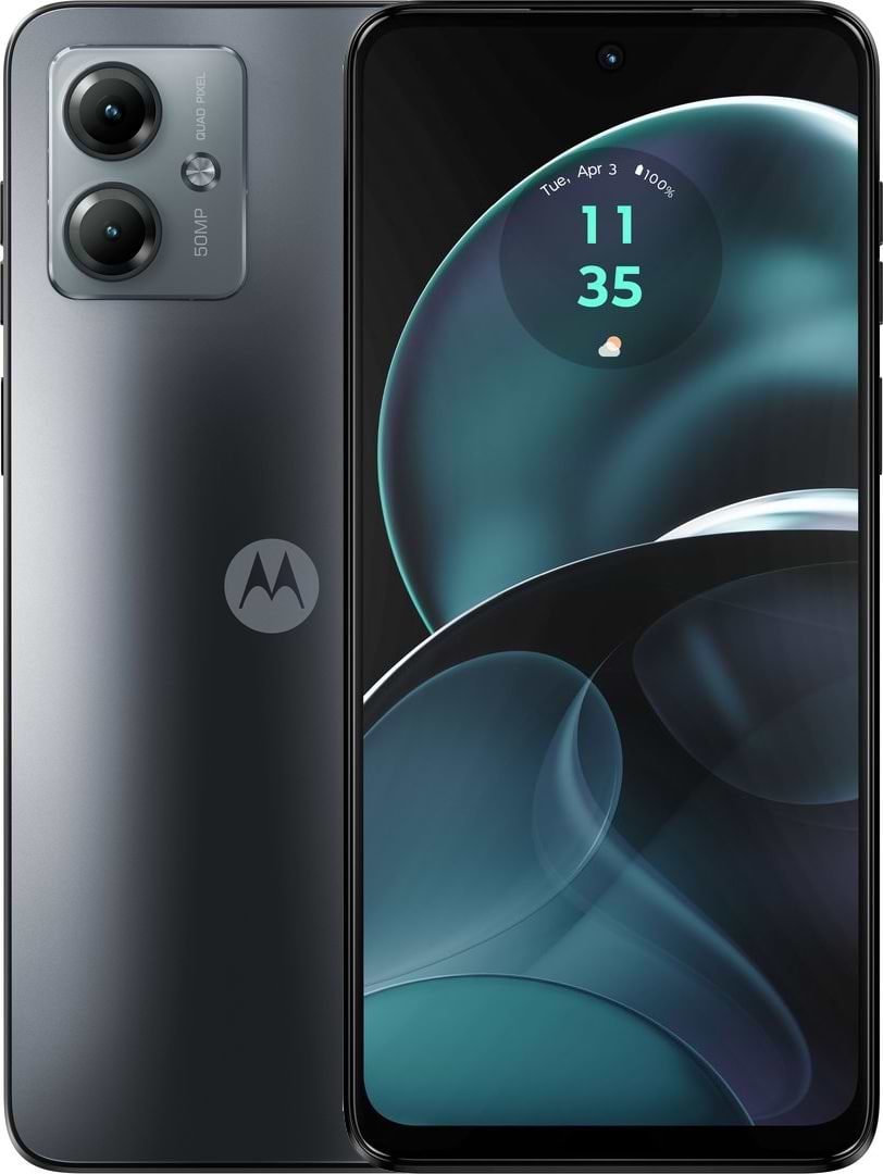 Смартфон Motorola G14 4/128Gb Steel Grey - Фото 1