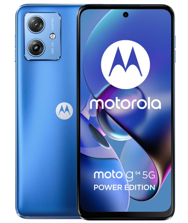 Смартфон Motorola G54 12/256GB Pearl Blue - Фото 1