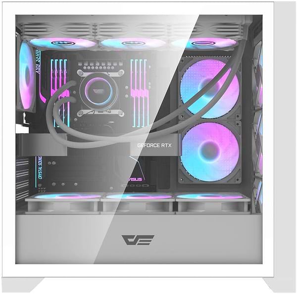 Фото - Корпус DarkFlash DRX90 GLASS White