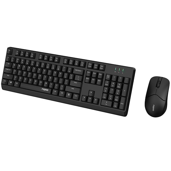 Фото - Клавиатура+мышь беспроводная Rapoo X1500 Black