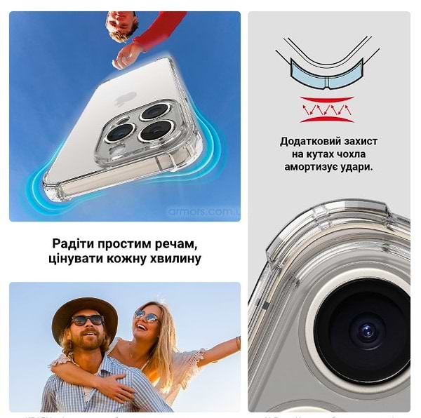 Фото - Чохол для смартфону Armorstandart Air Force for Realme C71 4G Camera cover Clear (ARM83885)