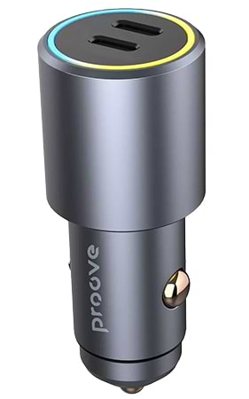 Фото - Автомобільний зарядний пристрій Proove Double Energy 50W Type-C Metal Gray (ACDE50022206)