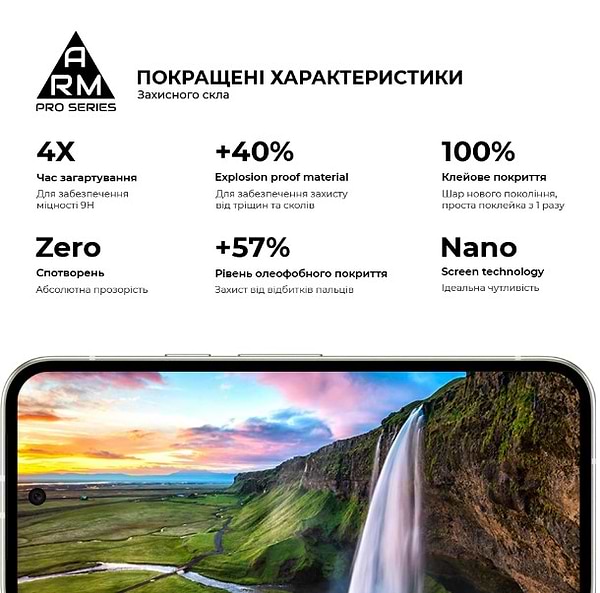 Фото - Захисне скло для смартфону Armorstandart Захисне скло ArmorStandart Pro для Xiaomi Poco M7 Pro 5G Black (ARM83140)