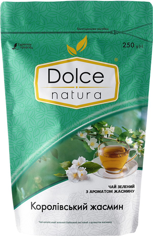 Фото - Чай Dolce Natura Королівський жасмин 250 г (4820093482547)