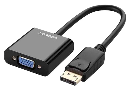 Фото - Переходник UGREEN DP109 DP Male to VGA Female Converter Black (20415)