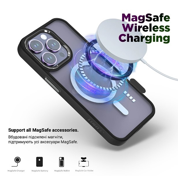 Фото - Чохол для смартфону Armorstandart Uniq MagSafe for Apple iPhone 16e Black (ARM83874)