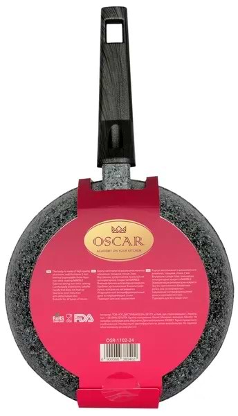 Фото - Сковорода універсальна OSCAR Master 28 см (OSR-1102-28)