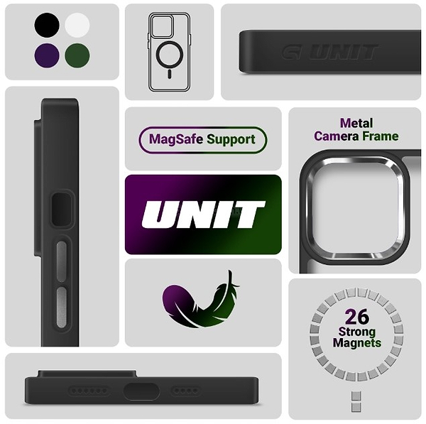 Фото - Чохол для смартфону Armorstandart Uniq MagSafe for Apple iPhone 16e Black (ARM83874)