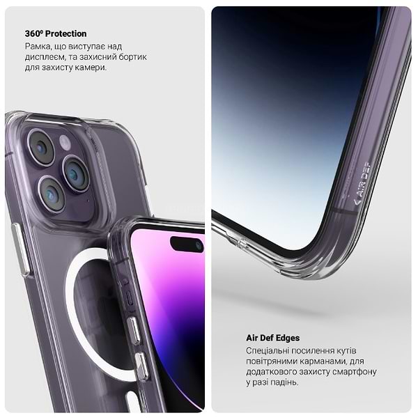 Фото - Чохол для смартфону Armorstandart Clear Magsafe for Apple iPhone 17e / 16e Transparent (ARM83849)
