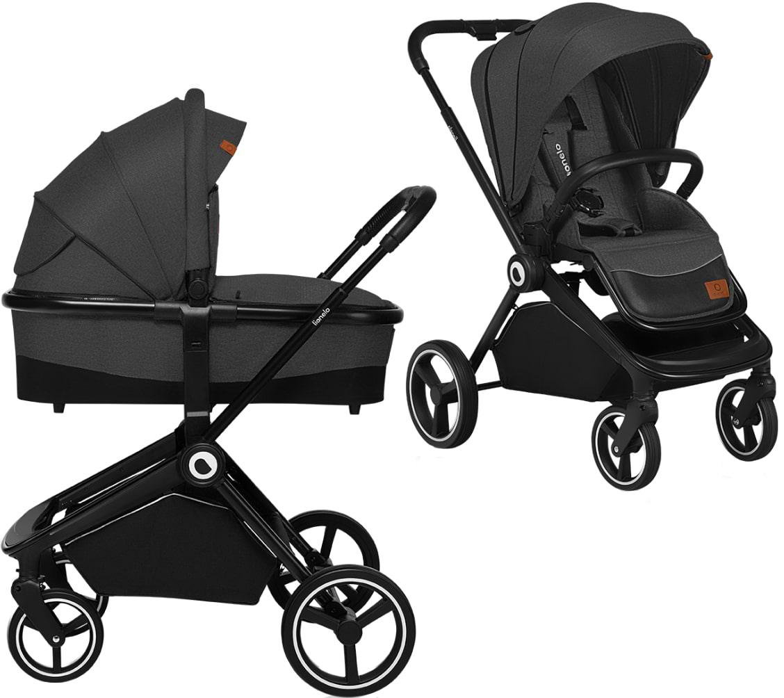 Коляска универсальная 2 в 1 Lionelo Mika Grey Graphite