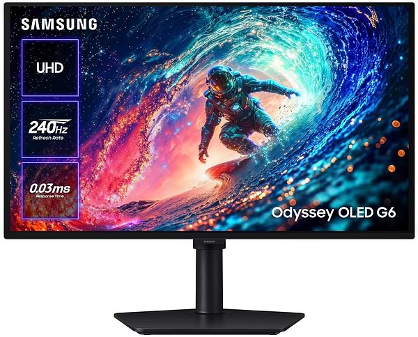 Фото - Монитор игровой Samsung Odyssey OLED G6 (LS27HG610SIXUA)
