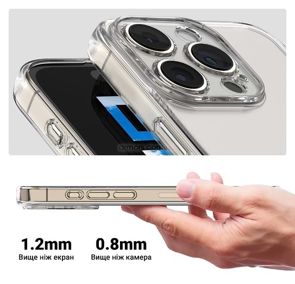 Фото - Чохол для смартфону Armorstandart Air for Google Pixel 9a Camera cover Clear (ARM83603)