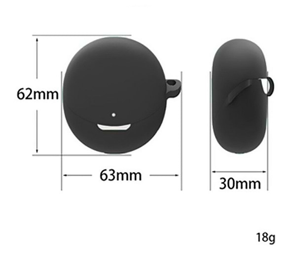 Фото - Чохол для навушників BeCover Silicon for OPPO Enco Air3 (ETE31) Black (709569)