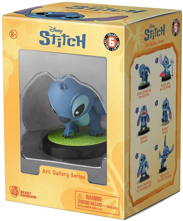 Фото - Коллекционная фигурка YUME Hero Box Stitch Стич чинит Скрамп (15841)