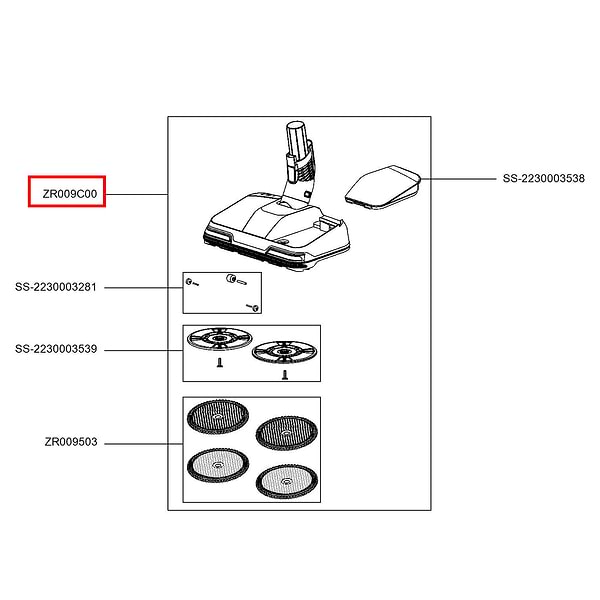 Фото - Насадка для пилососа Rowenta ZR009C00 Aerospin 2в1