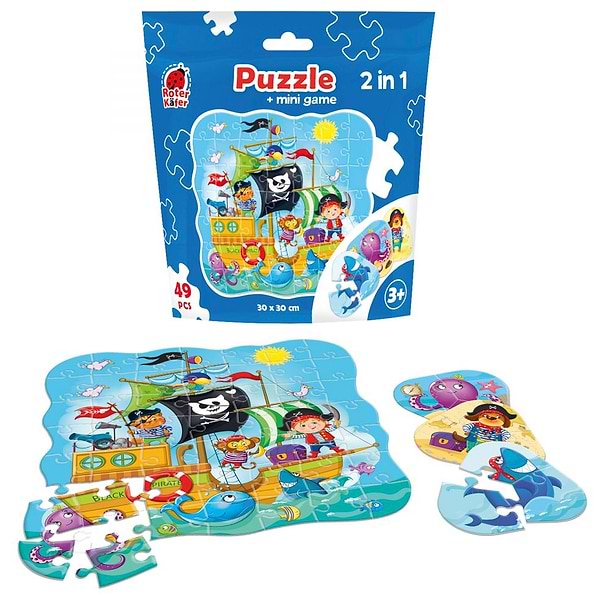 Фото - Пазлы (3-4 года) Roter Kafer 2 в 1 Пираты (RK1140-04) Фото - Пазлы (3-4 года) Roter Kafer 2 в 1 Пираты (RK1140-04)