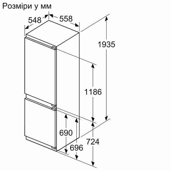 Фото - Холодильник встраиваемый Bosch KIN96VFD0