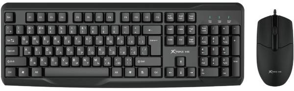 Фото - Клавіатура+миша XTRIKE ME 1000dpi USB Black (MK-207UA)