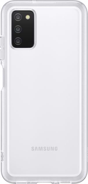 Чехол для смартфона Samsung Soft Clear Cover Samsung Galaxy-A03s Transparent (EF-QA037TTEGRU) - Фото 1
