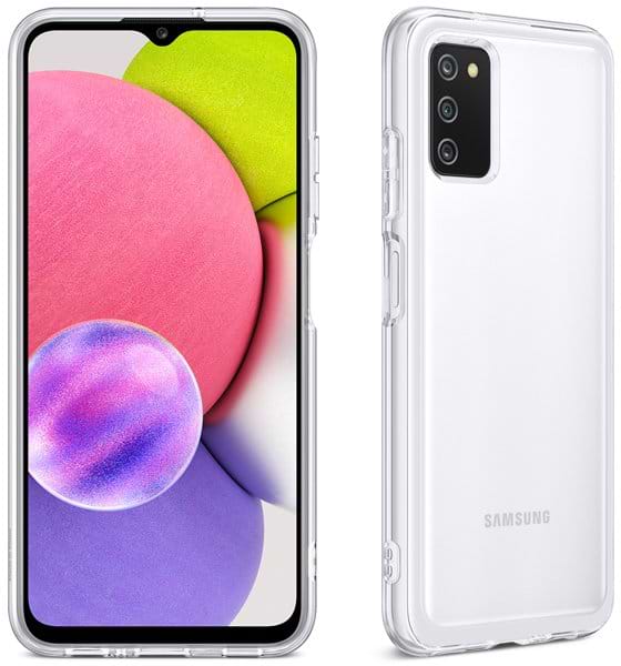 Фото - Чохол для смартфону Samsung Soft Clear Cover Samsung Galaxy-A03s Transparent (EF-QA037TTEGRU)