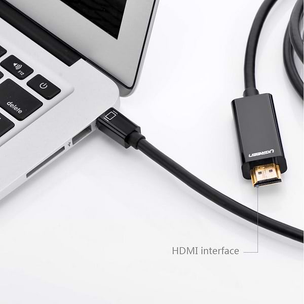 Фото - Кабель UGREEN MD101 Mini DP Male to HDMI 4K 1.5m Black (20848)