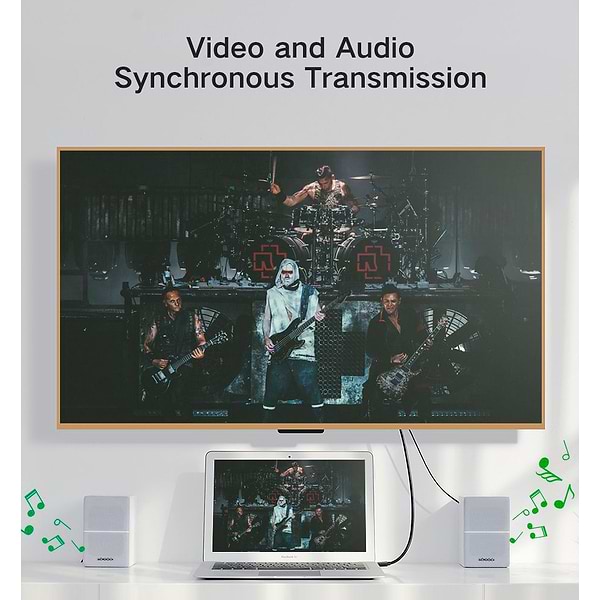 Фото - Кабель UGREEN MD101 Mini DP Male to HDMI 4K 1.5m Black (20848)