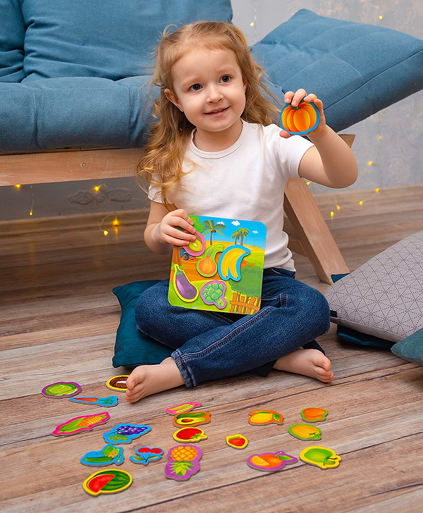 Фото - Настольная игра (3-4 года) Roter Kafer Vegetables and fruits with board (RK2090-06)