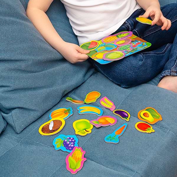 Фото - Настольная игра (3-4 года) Roter Kafer Vegetables and fruits with board (RK2090-06)