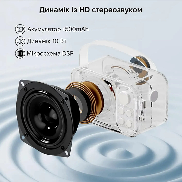 Фото - Портативна акустика INSPIRE караоке YS-105 Mint