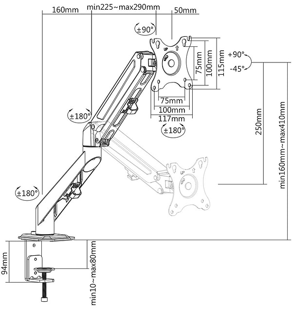 Фото - Кріплення настільне Logan GL-1