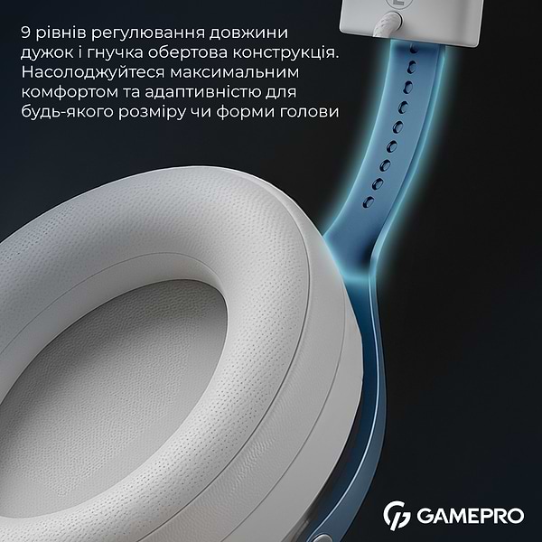 Фото - Гарнитура беспроводная игровая GamePro Asgard Skadi (HSW191WB)