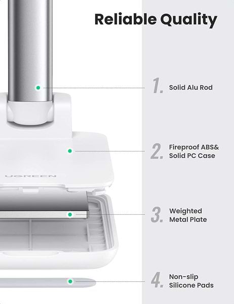 Фото - Тримач для мобільного пристрою UGREEN LP373 White (20434)