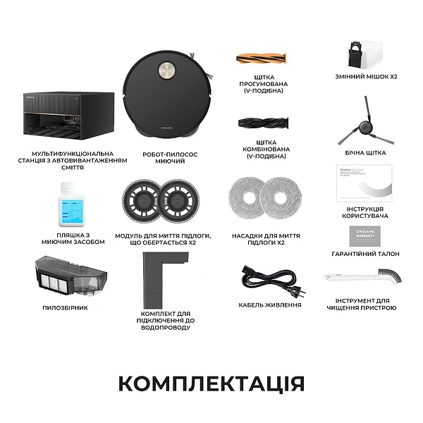 Фото - Робот-пылесос моющий Dreame X50 Master