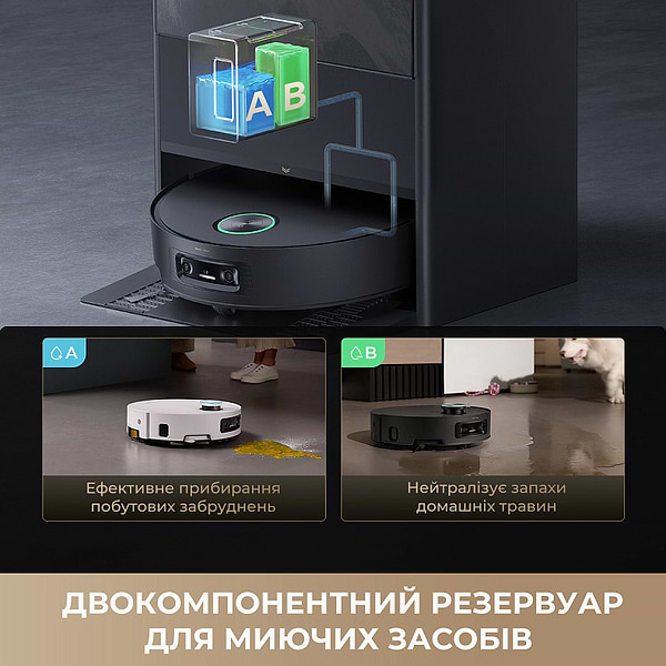 Фото - Робот-пилосос миючий Dreame Aqua 10 Ultra Track Complete White (RLR81CE-1-WH)
