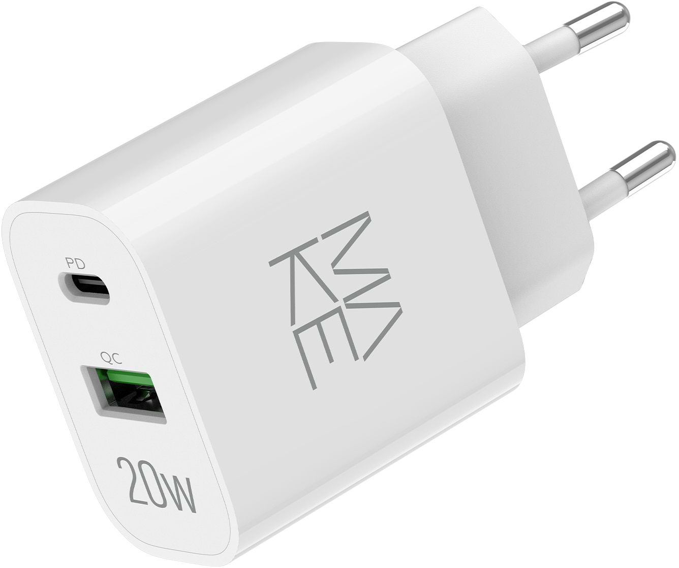 Сетевое зарядное устройство MAKE 20W PD + QC3.0 White (MCW-2021WH)