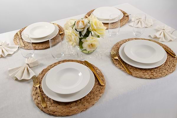 Фото - Набір тарілок Krauff з колекції Лізи Глінської 21-316-008 4 шт 22,2см