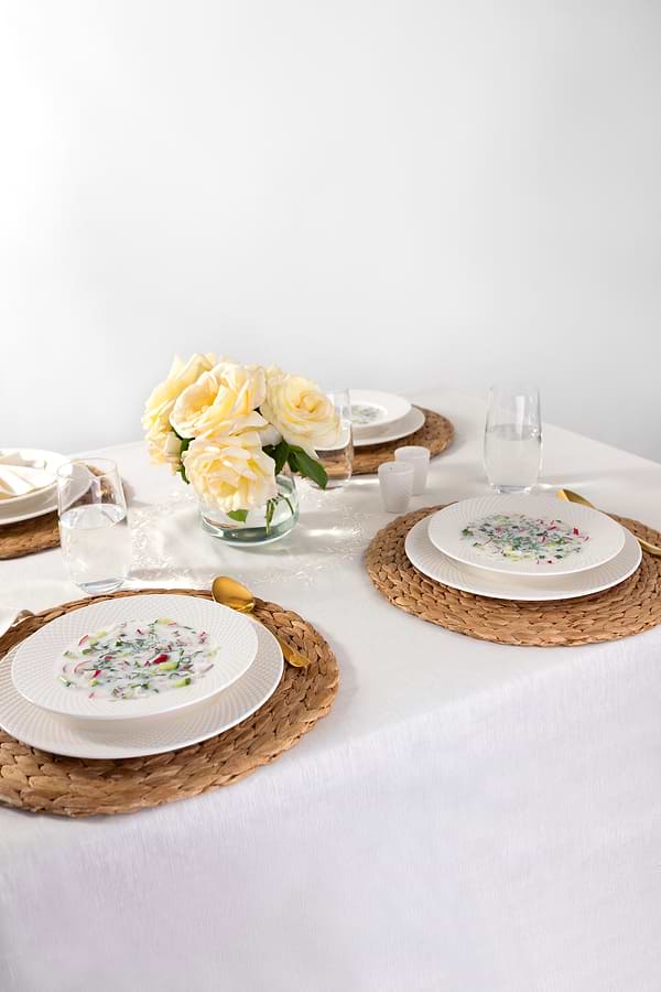 Фото - Набір тарілок Krauff з колекції Лізи Глінської 21-316-008 4 шт 22,2см