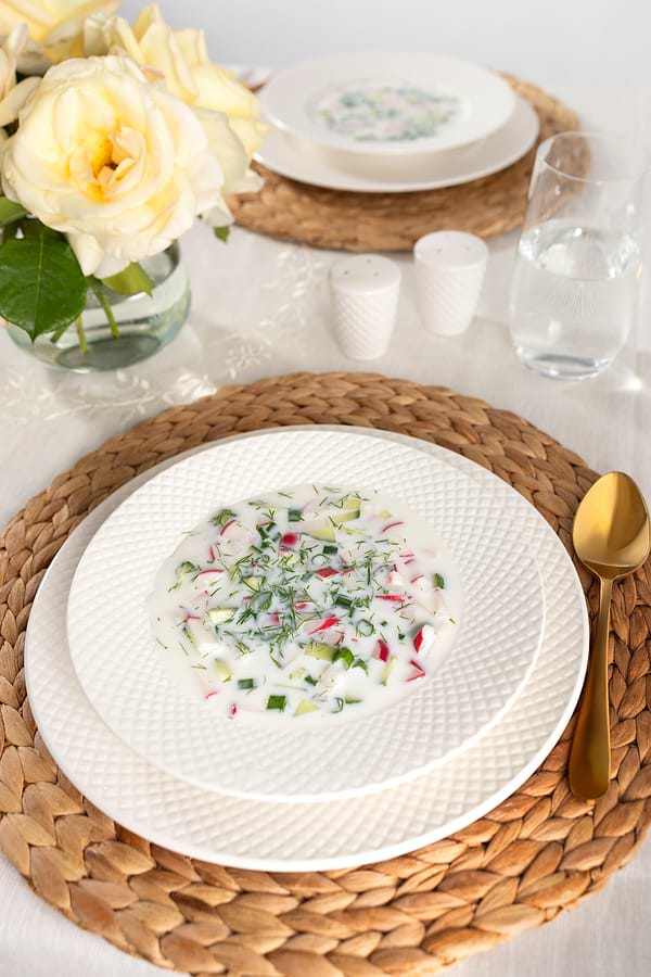 Фото - Набір тарілок Krauff з колекції Лізи Глінської 21-316-008 4 шт 22,2см