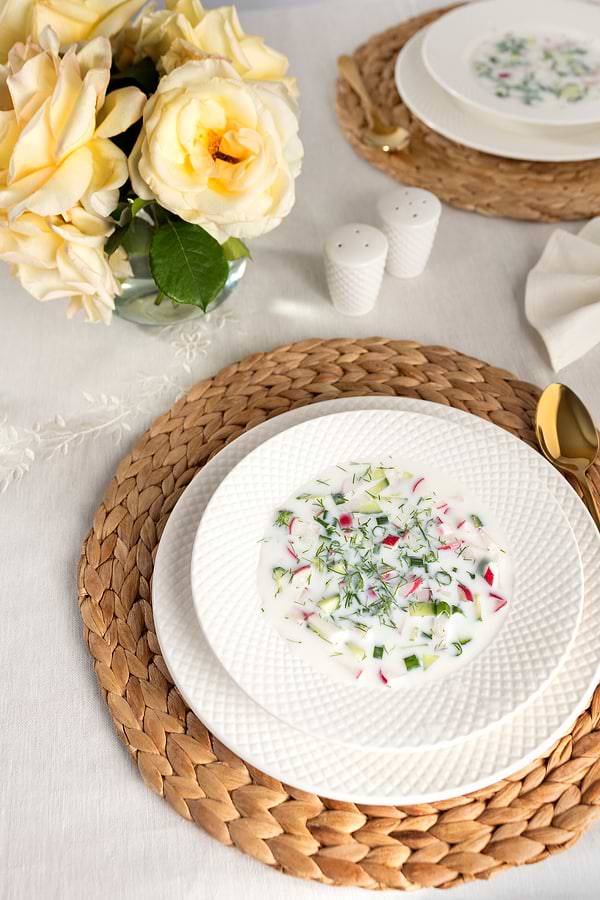 Фото - Набір тарілок Krauff з колекції Лізи Глінської 21-316-008 4 шт 22,2см